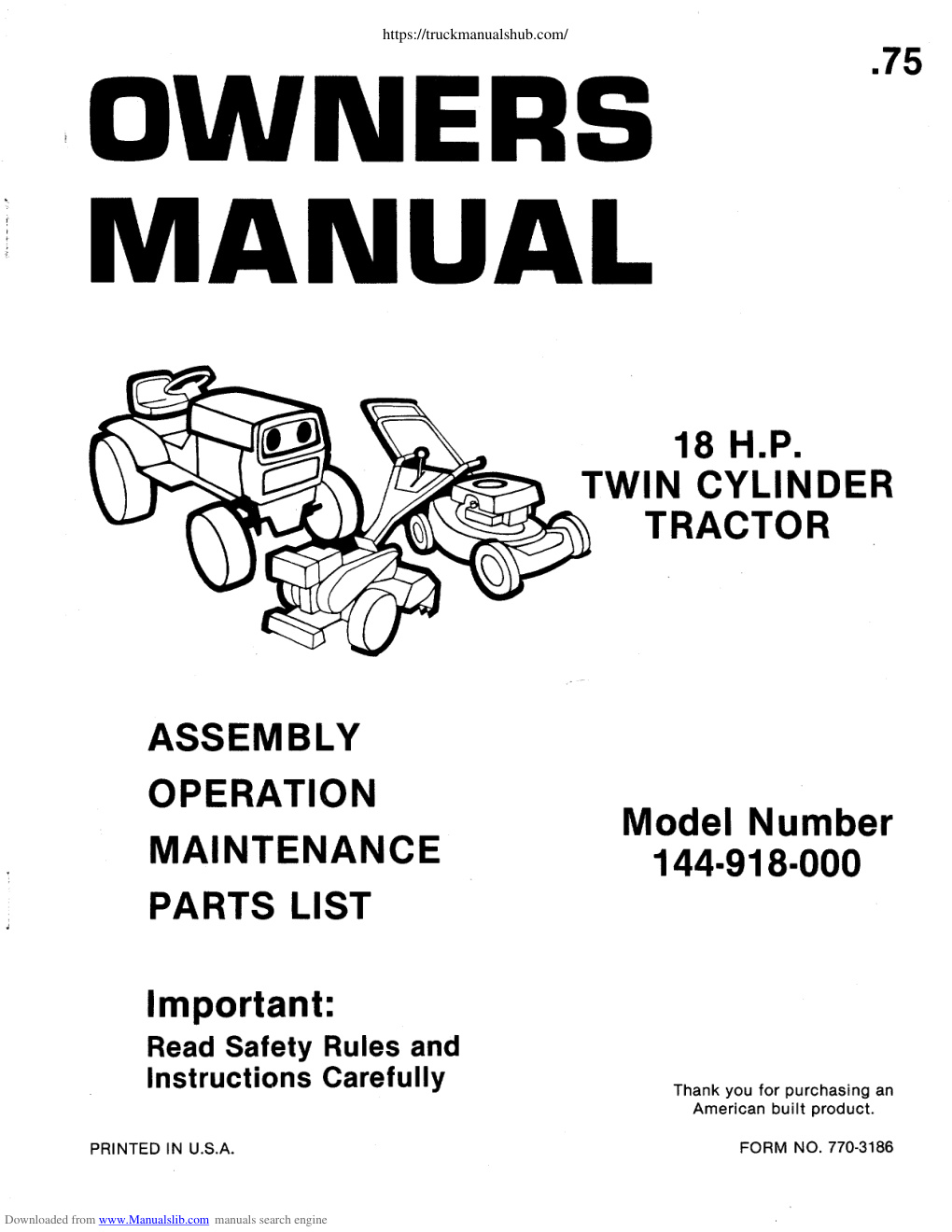 Première page de ManualsLib - Makes it easy to find manuals online!