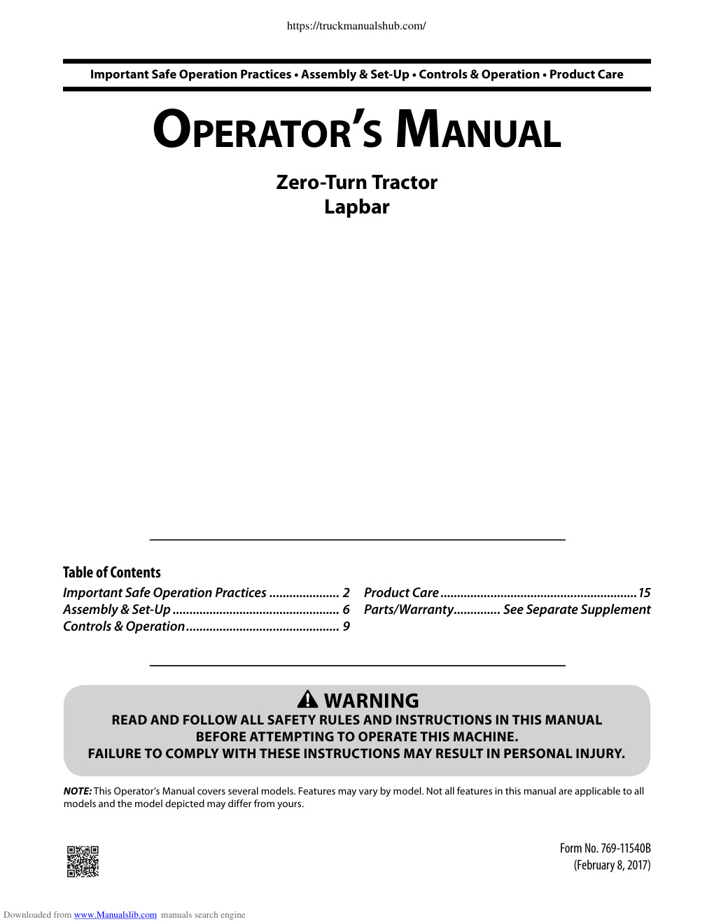 Première page de ManualsLib - Makes it easy to find manuals online!