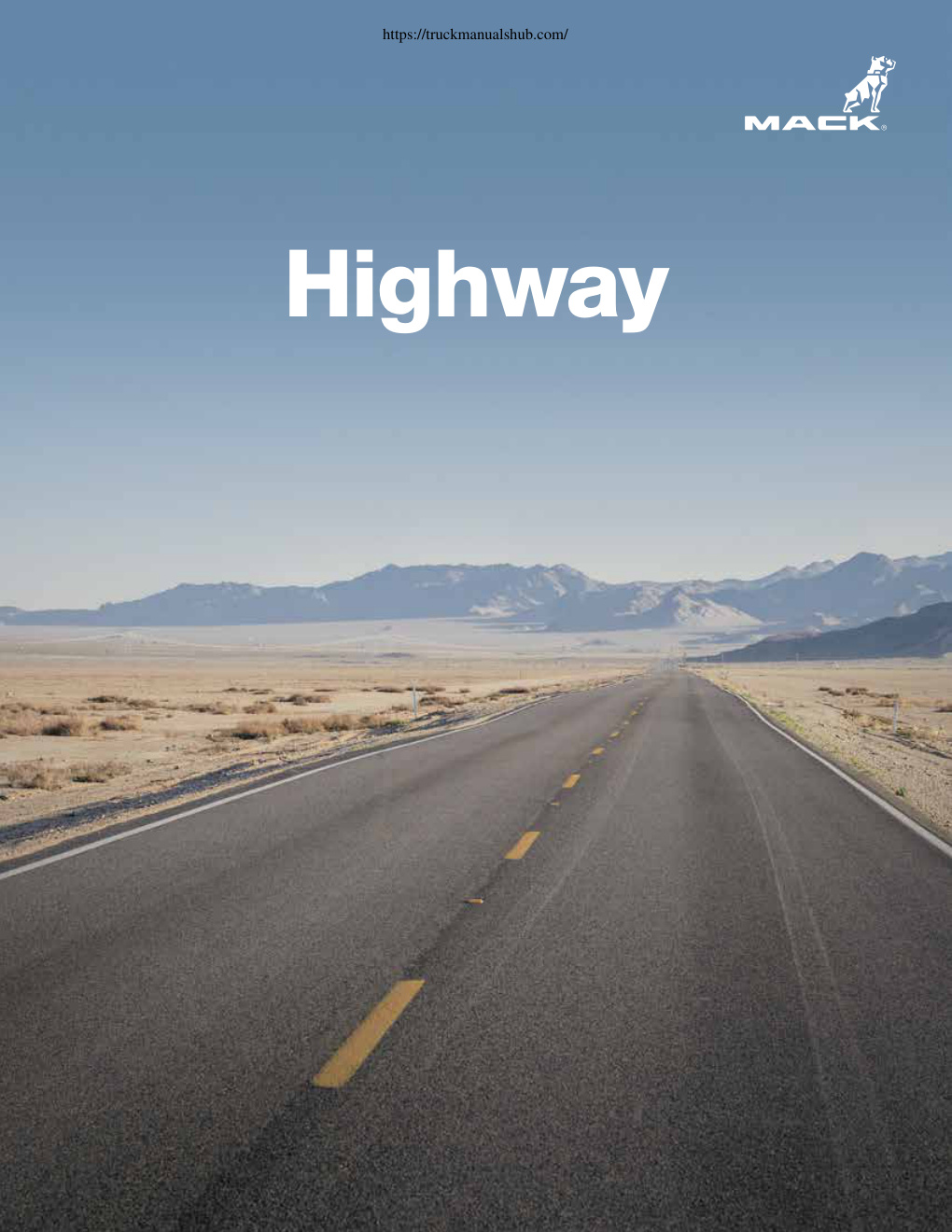 Première page de Mack Highway Brochure