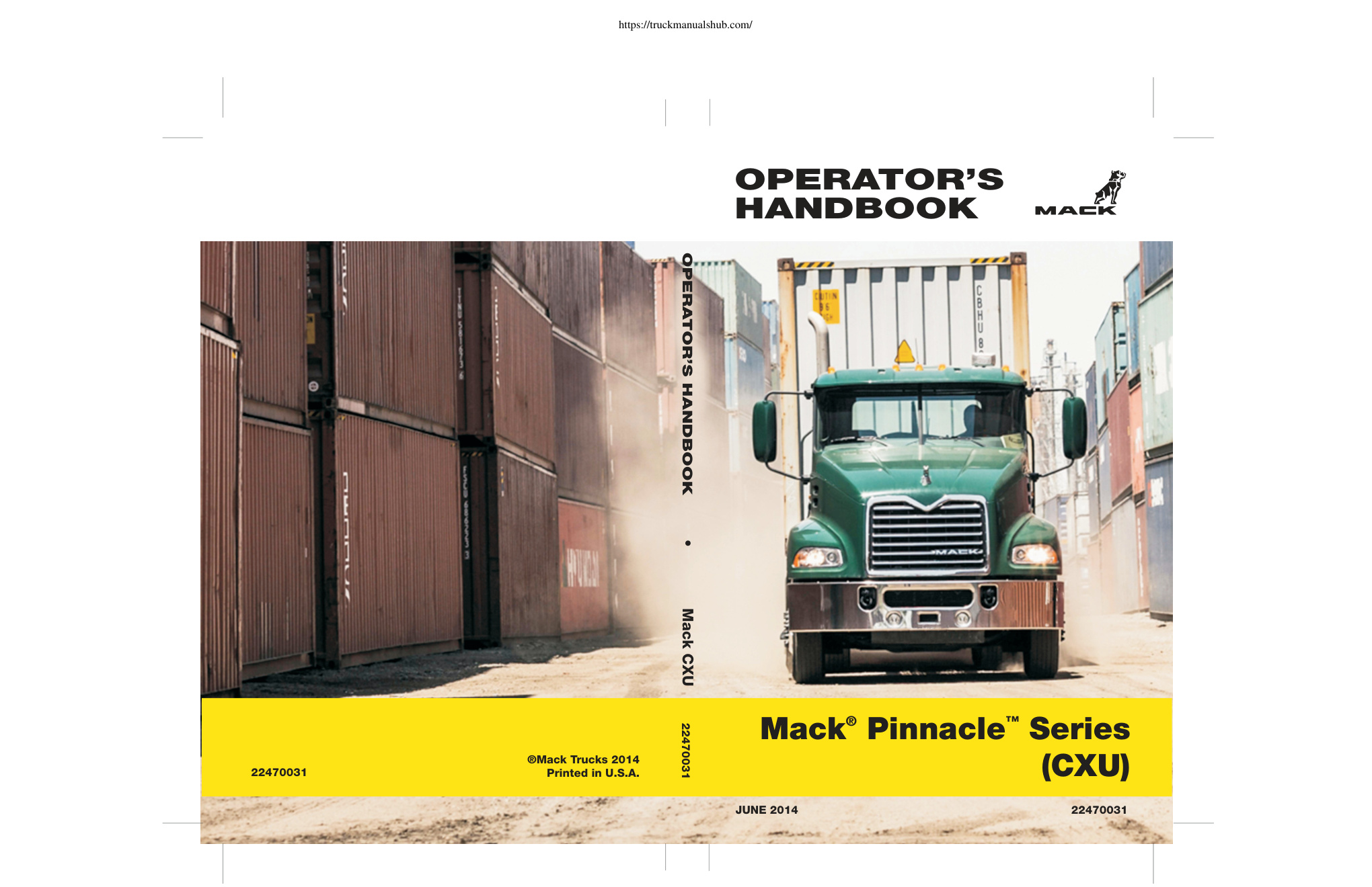Première page de OPERATOR’S