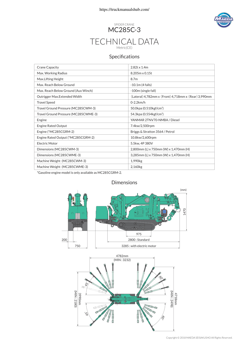 Première page de SPIDER CRANE