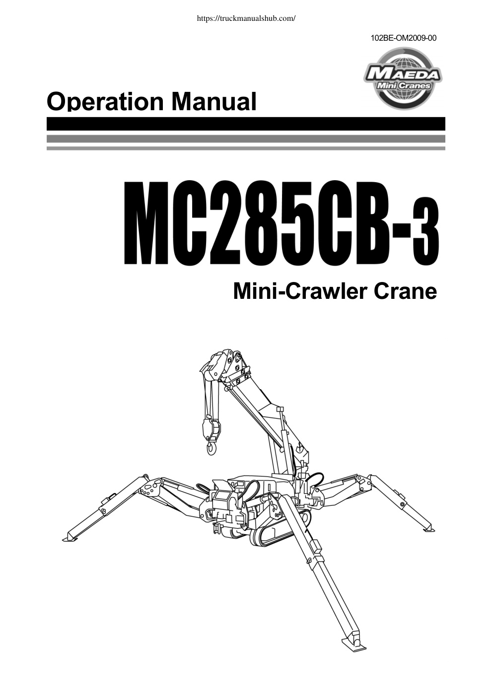 Première page de Operation Manual
