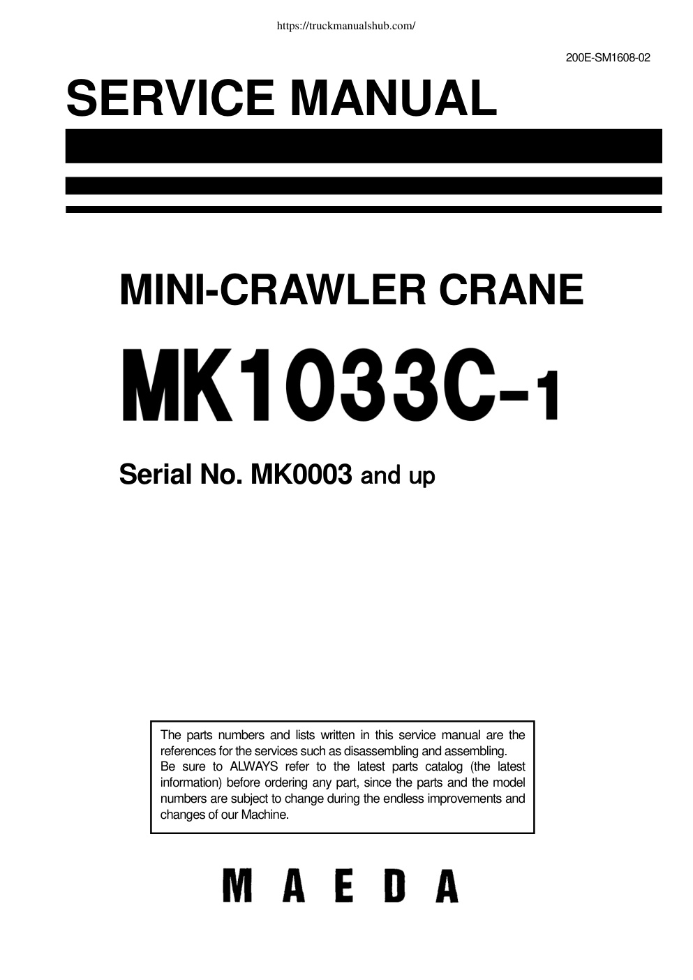 Première page de Microsoft Word - MK1033C-1 00_Cover③