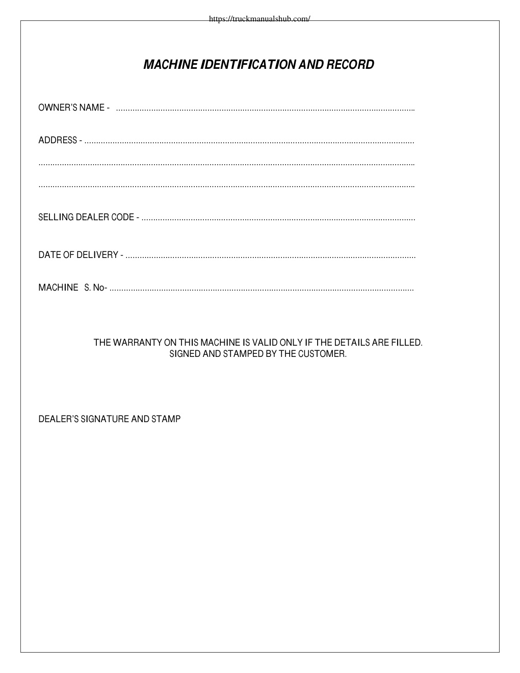 Première page de Microsoft Word - Dozer Manual _ mahindra & mahindra_