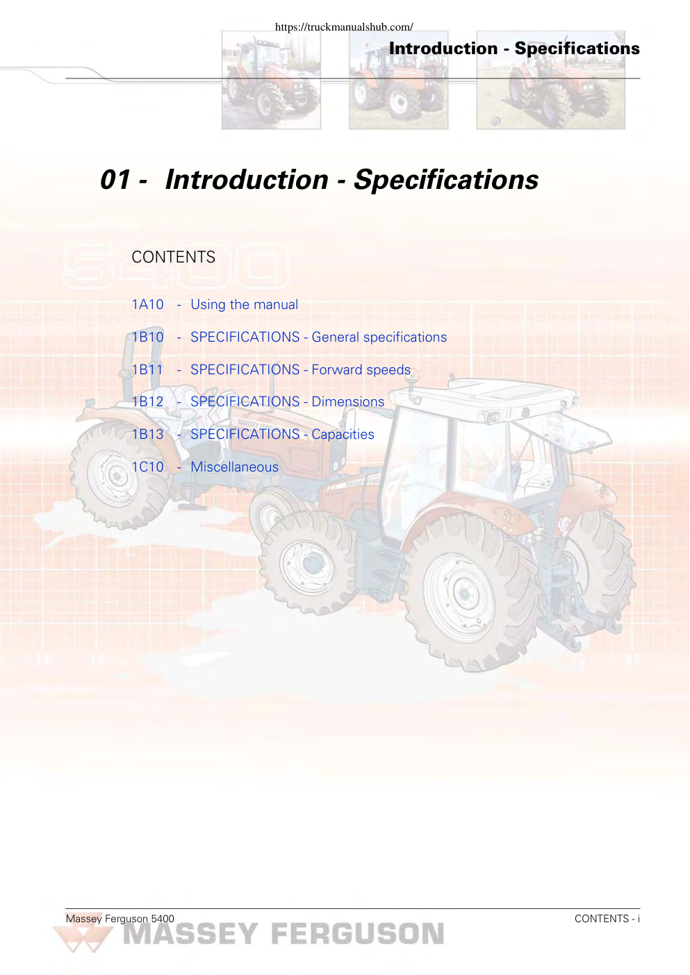 Première page de manual