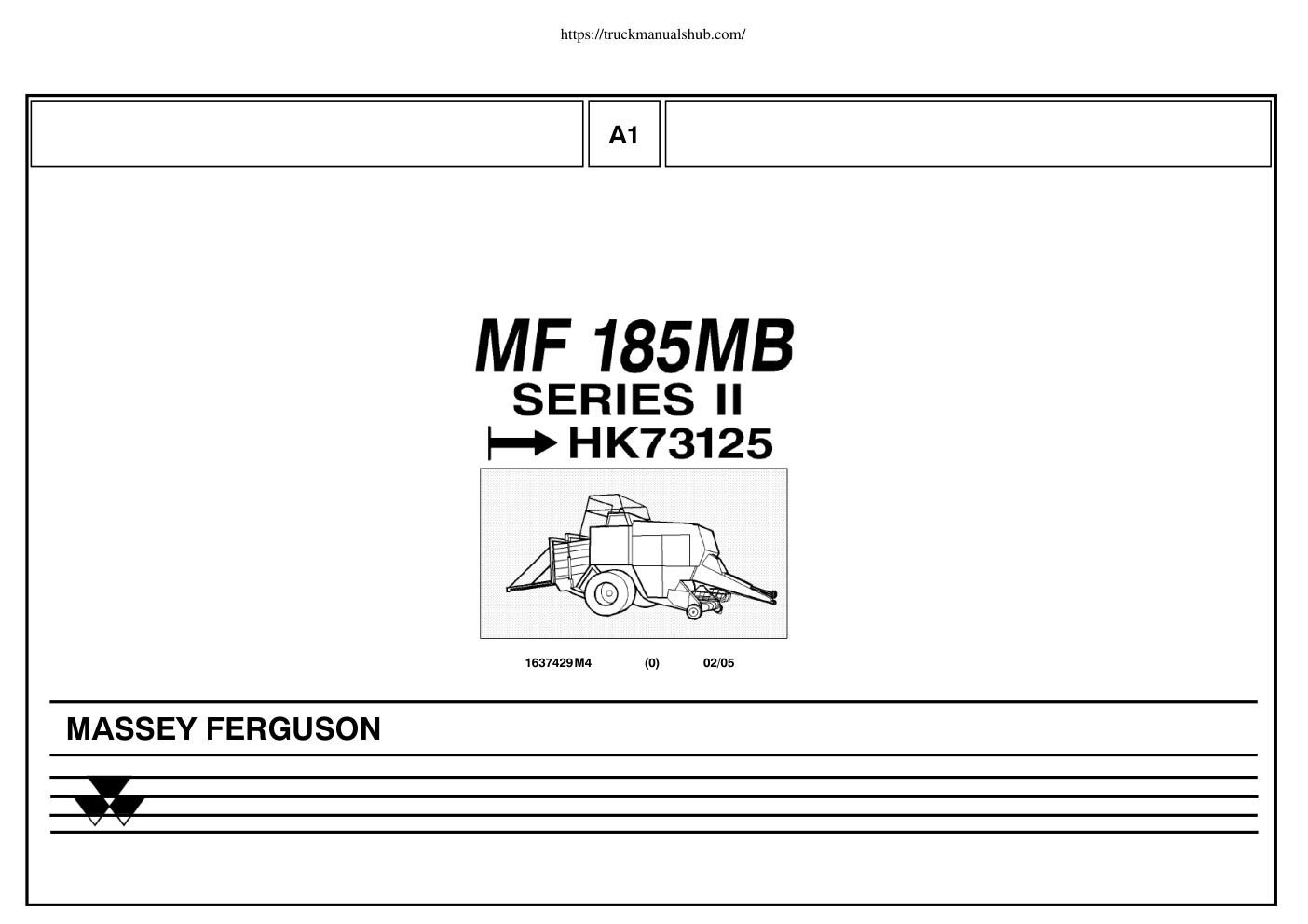 Première page de MASSEY FERGUSON