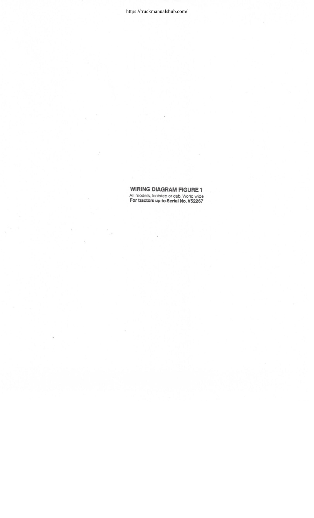 Première page de WIRING DIAGRAM FIGURE 1