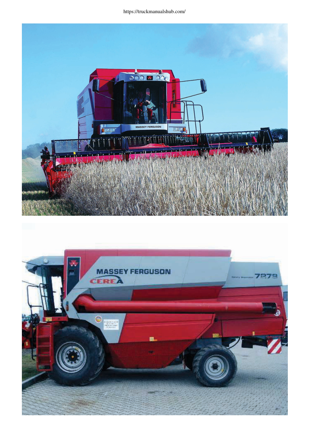 Première page de MASSEY FERGUSON