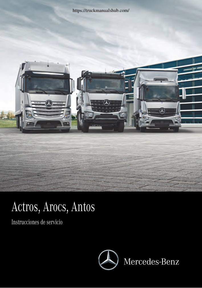 Première page de BA/DiBA SFTP Actros, Antos, Arocs 963,964 04-14, 1, es-ES