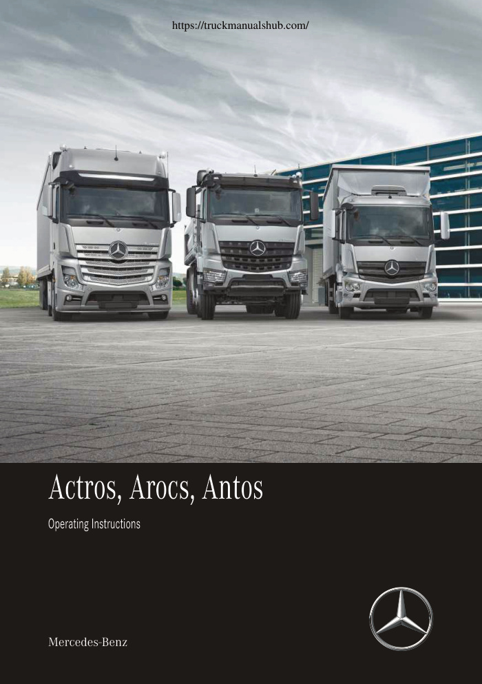 Première page de BA SFTP Actros, Antos 963 & Arocs 964 09b-17 Nachdruck, 1, en-GB