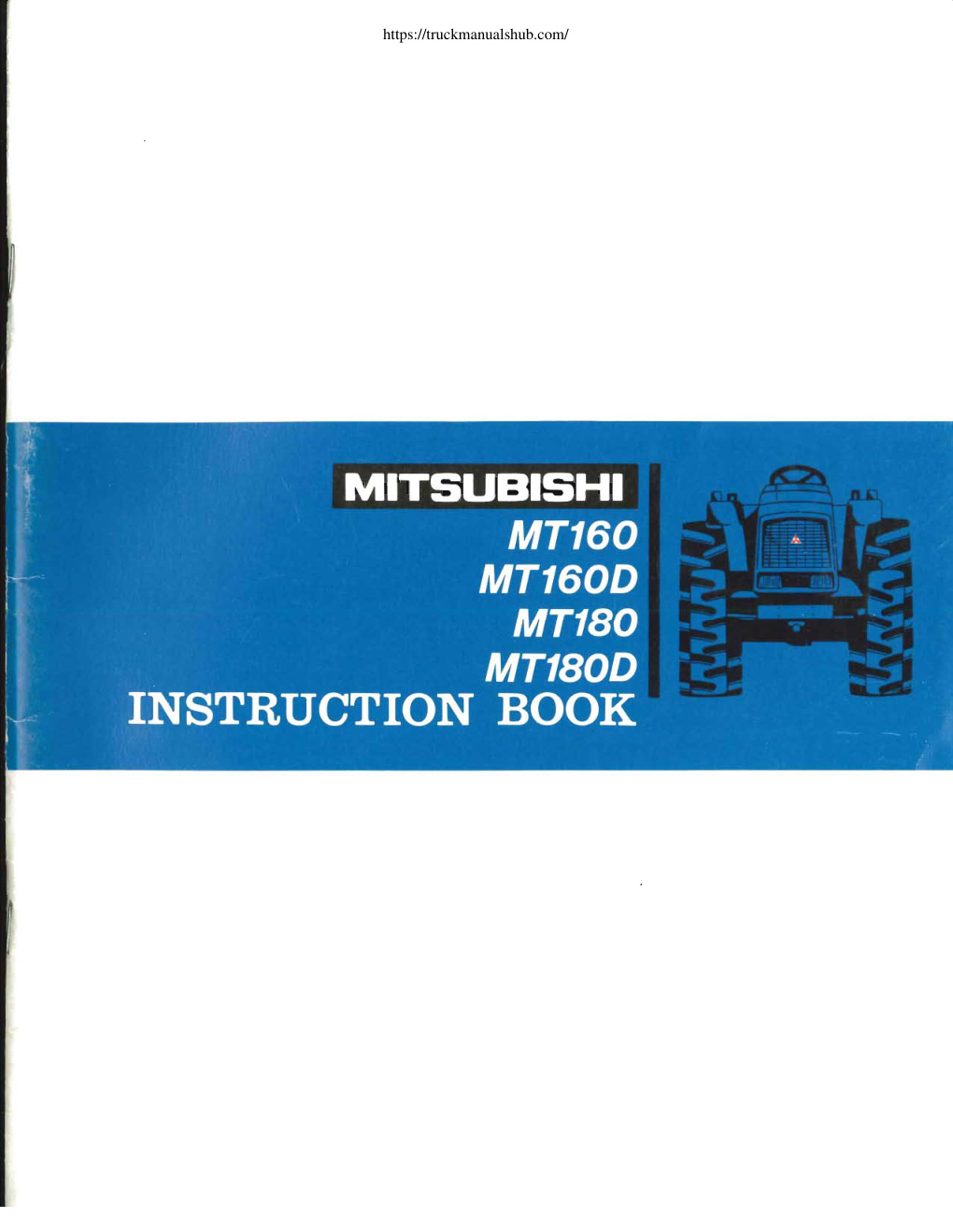 Première page de INSTRUCTION BOOK