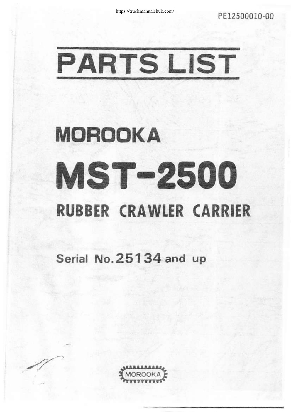 Première page de RUBBER CRAWLER CARRIER
