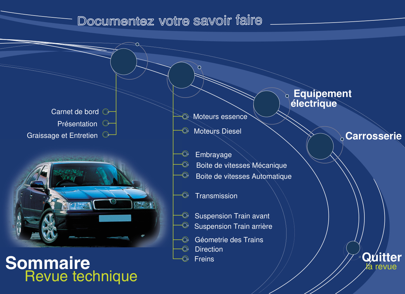Première page de Carnet de bord Moteurs essence