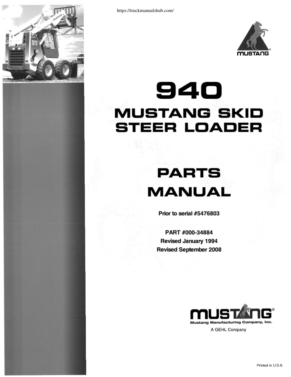 Première page de MUSTANG SKID
