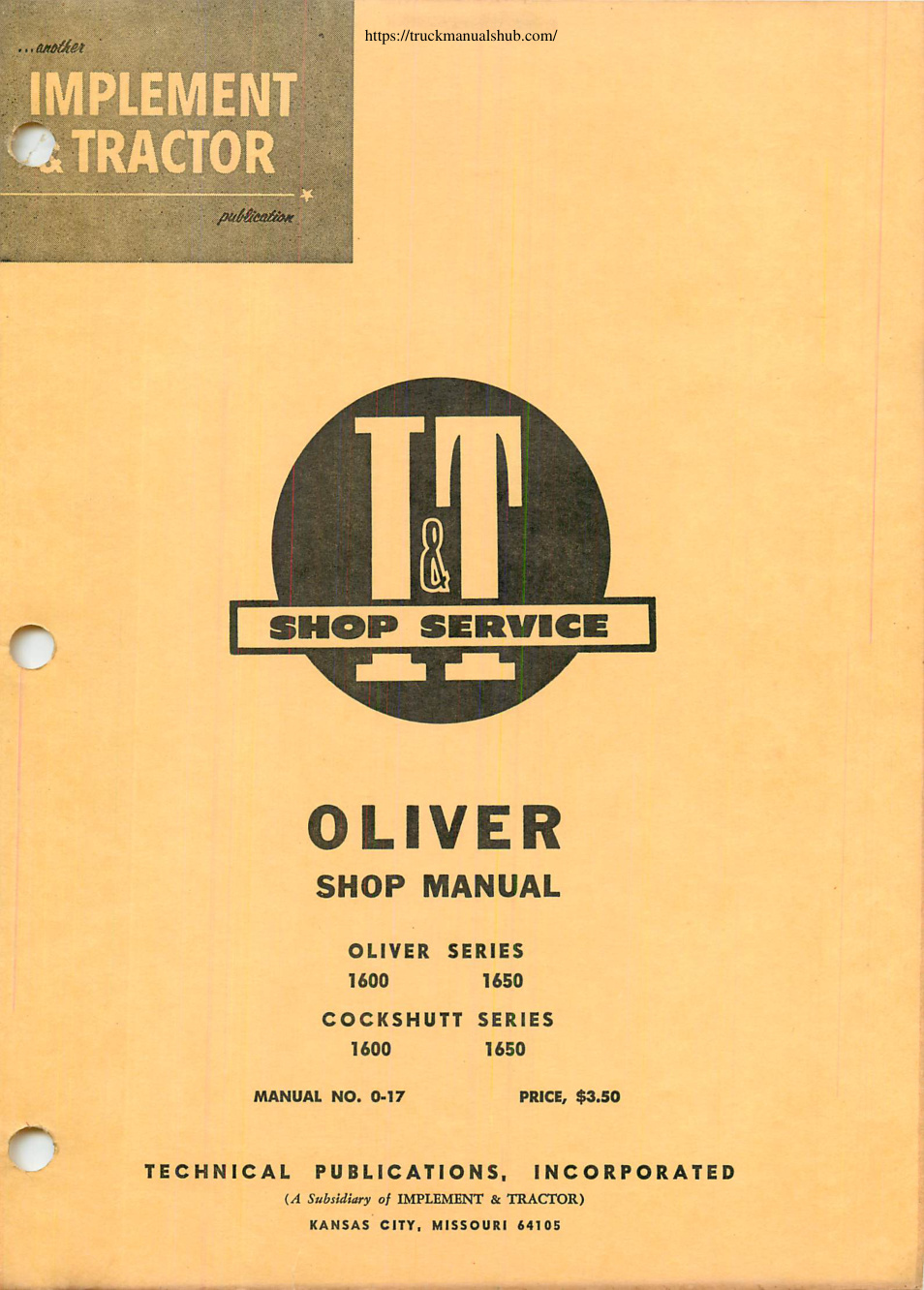 Première page de SHOP MANUAL