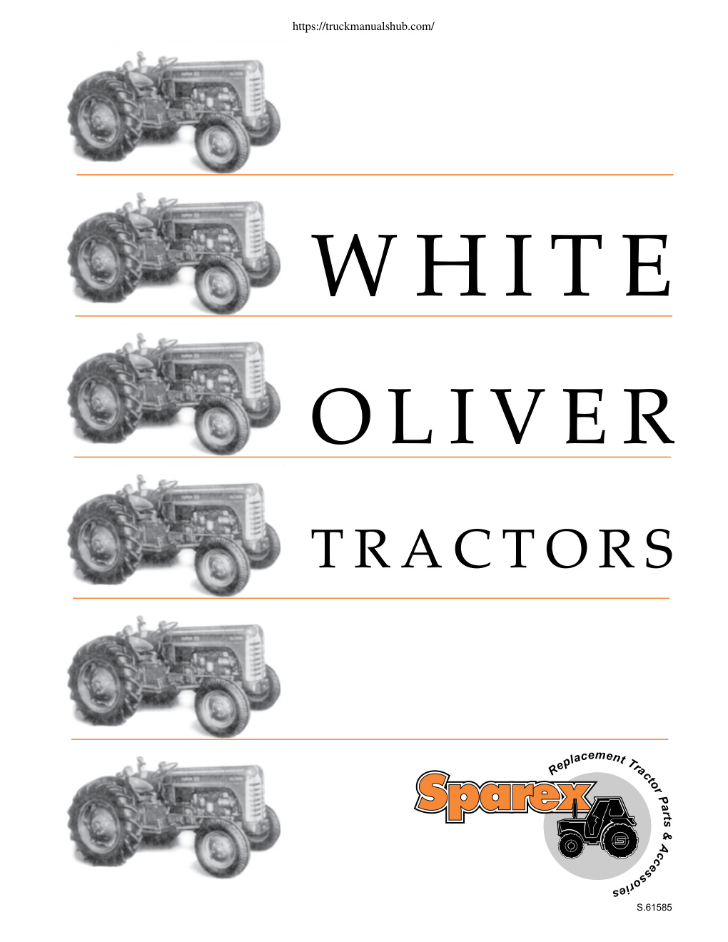 Première page de Oliver Tractors Parts Manual.pdf