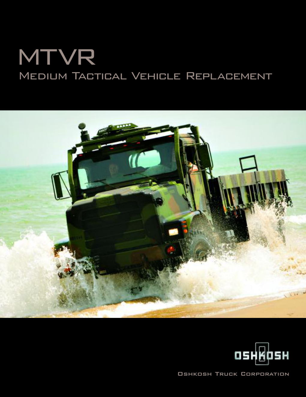 Première page de MTVR Brochure