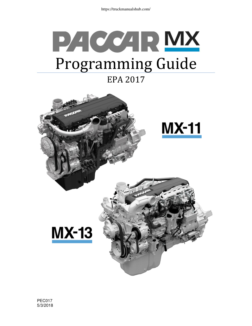 Première page de Programming Guide