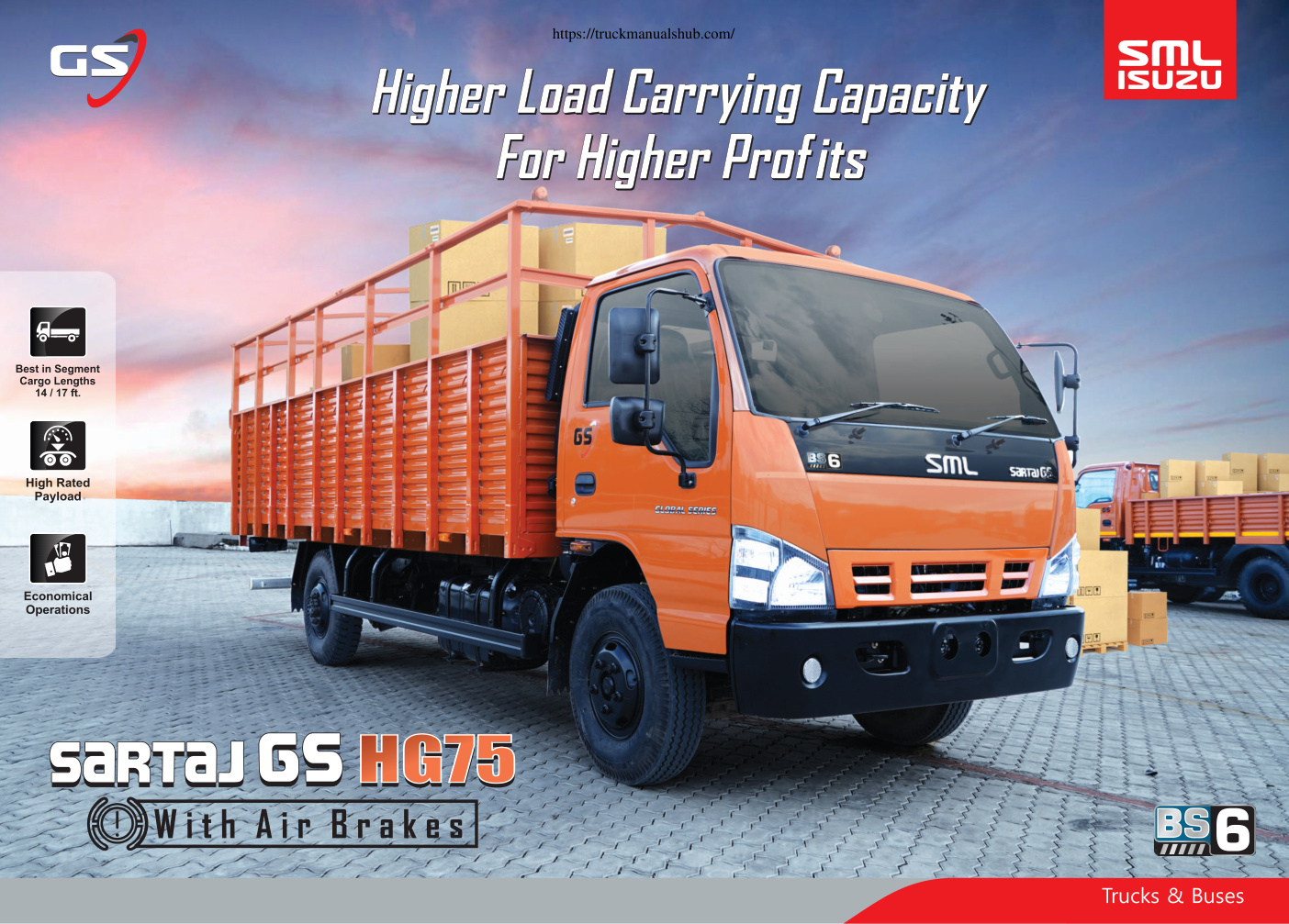 Première page de Sartaj HG 75 Truck