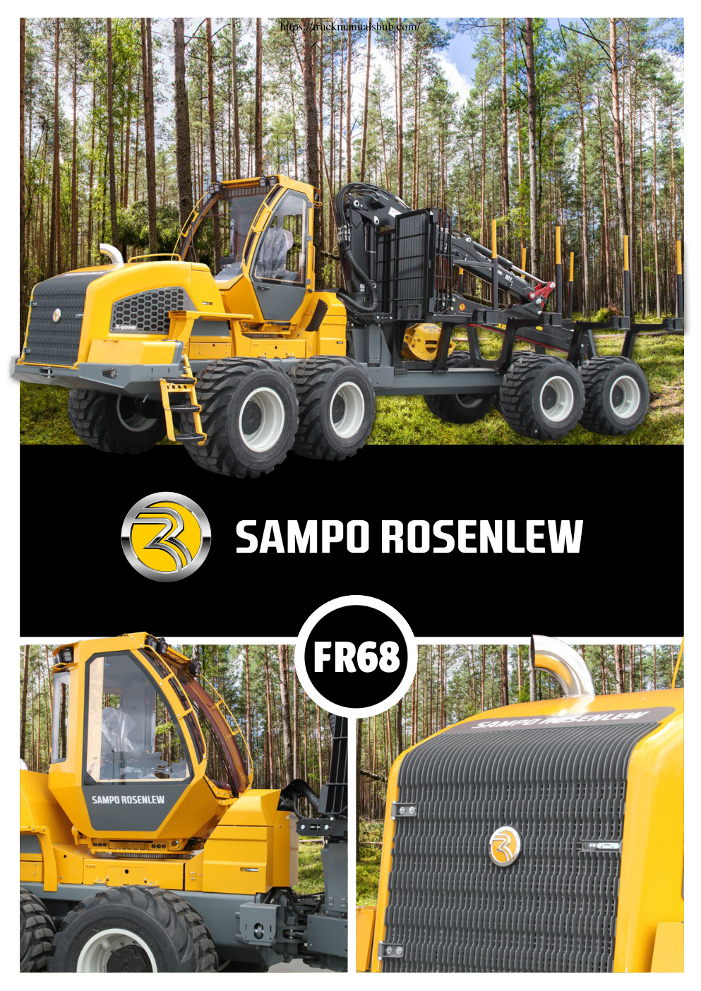 Première page de Sampo Rosenlew FR68 forwarder Technical Specification.pdf