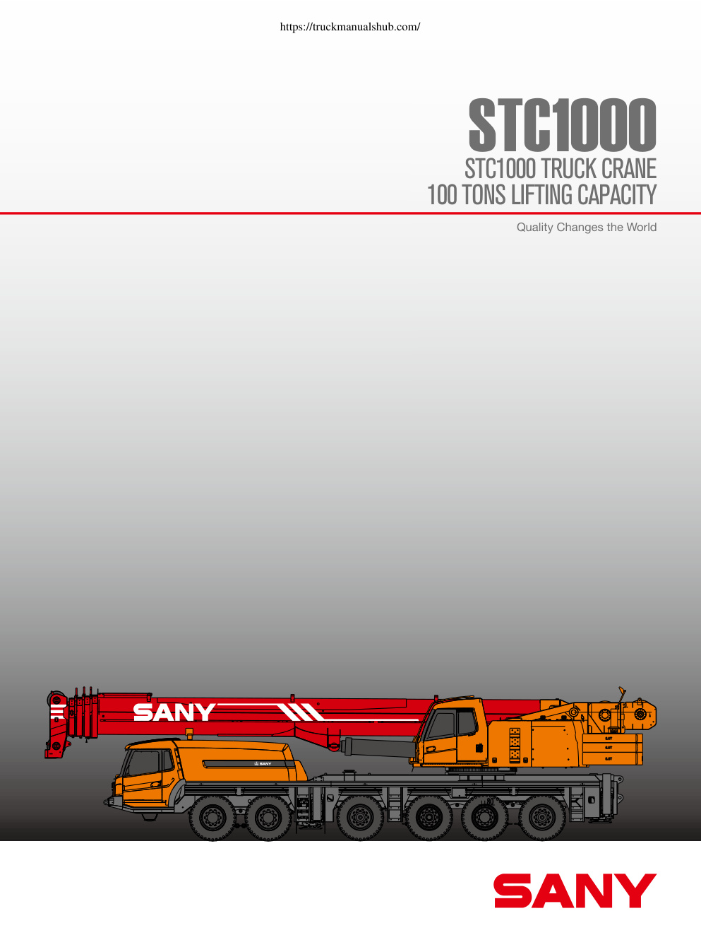 Première page de STC1000 TRUCK CRANE