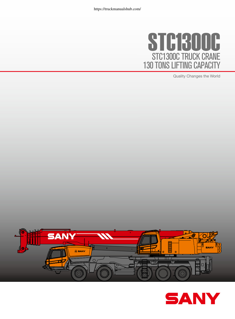 Première page de STC1300C TRUCK CRANE