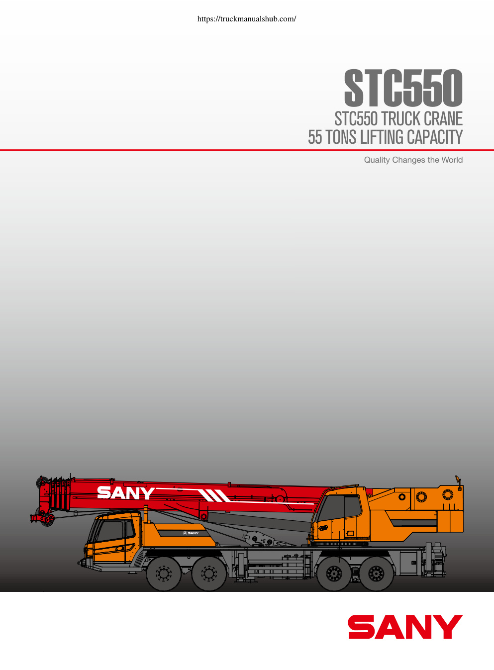 Première page de STC350 TRUCK CRANE