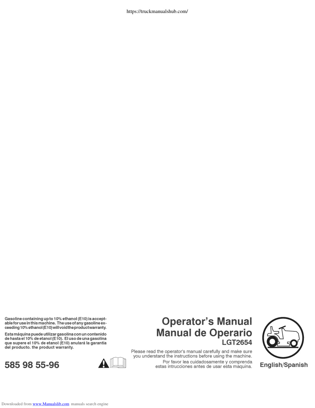 Première page de ManualsLib - Makes it easy to find manuals online!