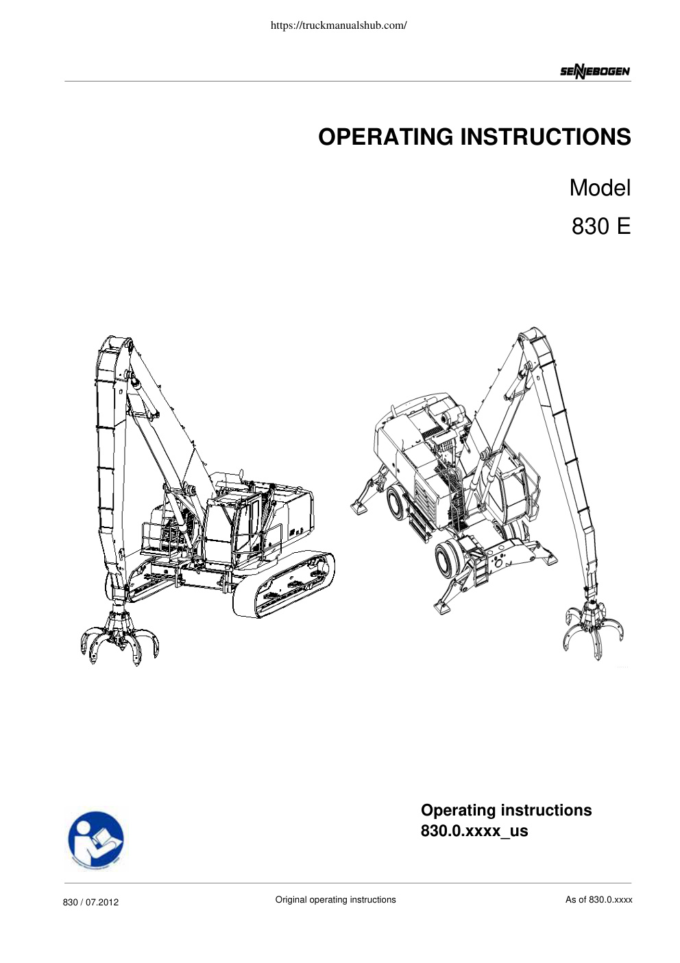 Première page de OPERATING INSTRUCTIONS