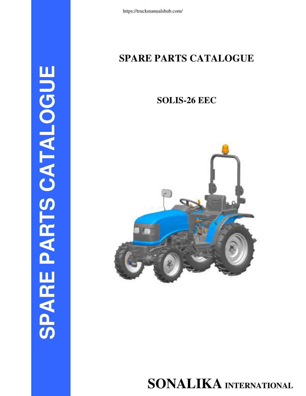 Première page de SPARE PARTS CATALOGUE