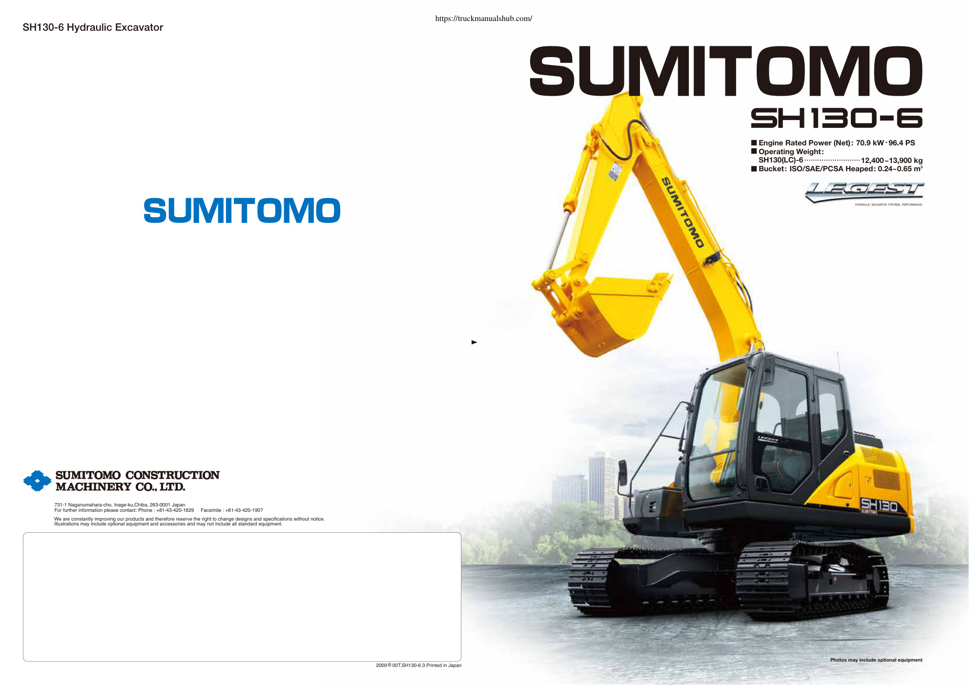 Première page de HYDRAULIC EXCAVATOR FOR REAL PERFORMANCE