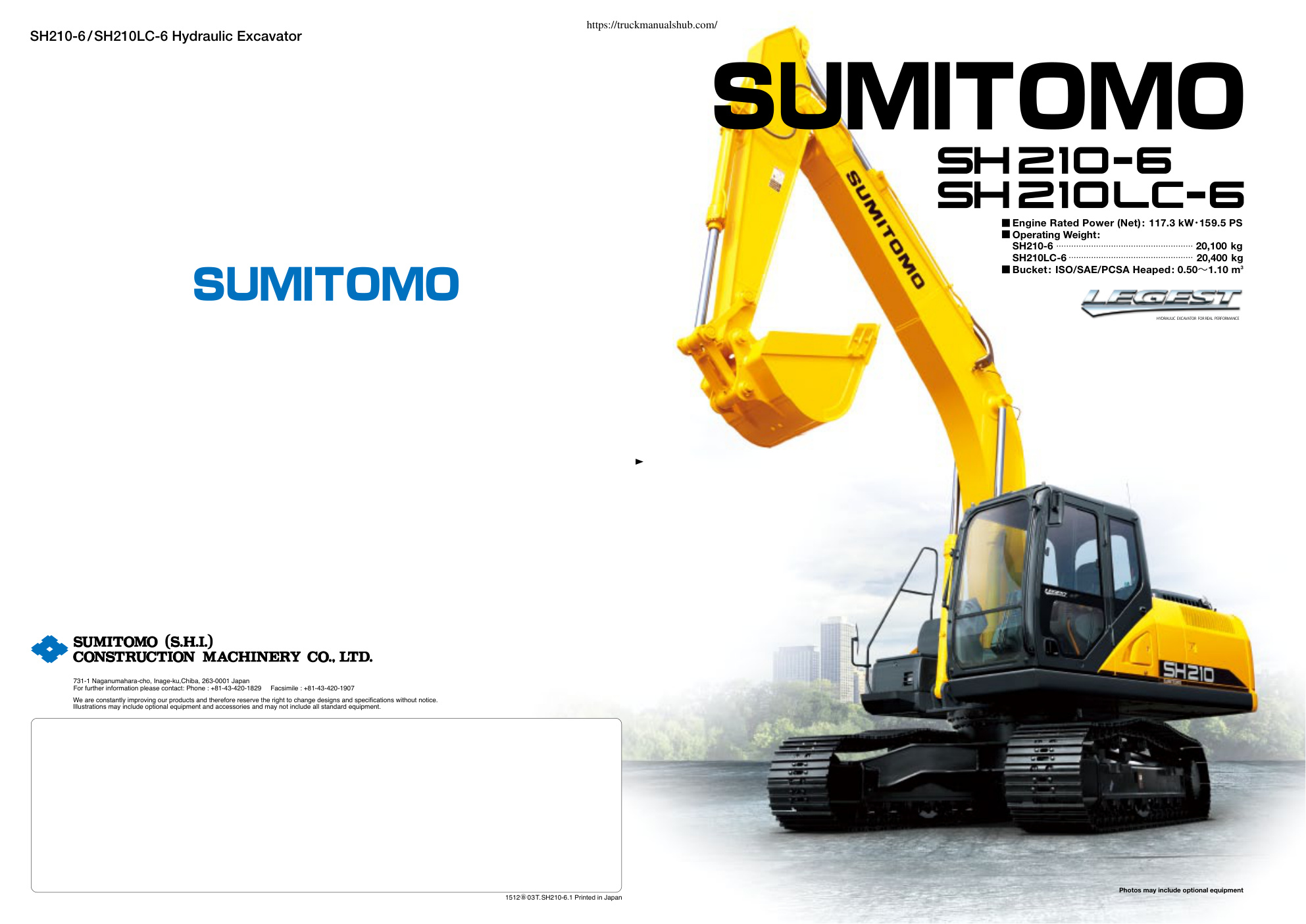 Première page de HYDRAULIC EXCAVATOR FOR REAL PERFORMANCE