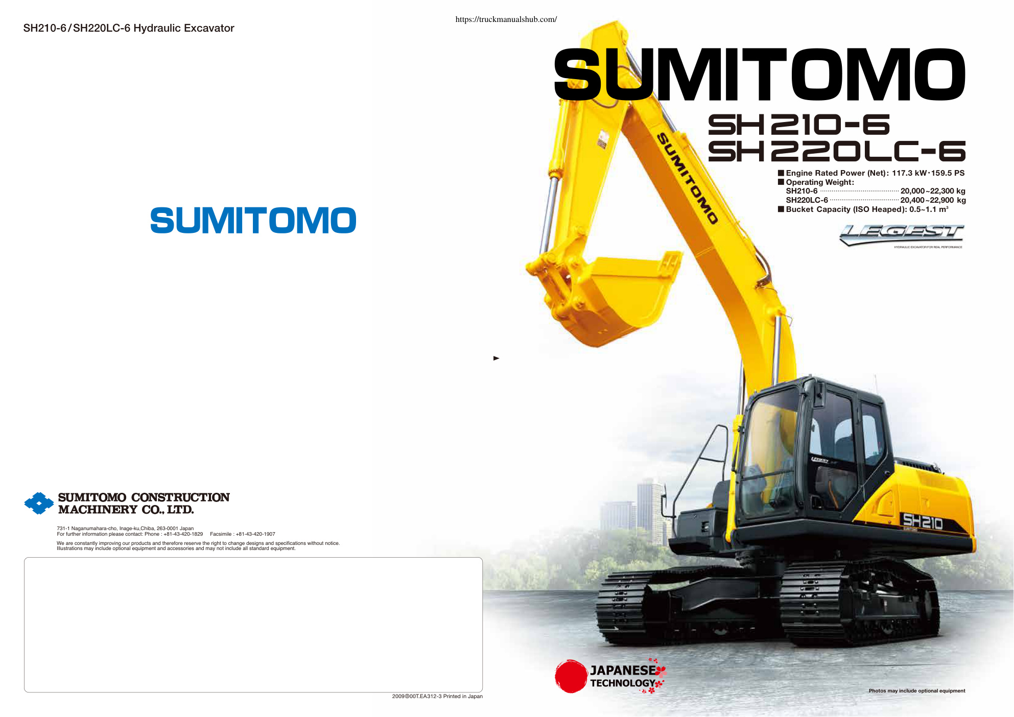 Première page de HYDRAULIC EXCAVATOR FOR REAL PERFORMANCE