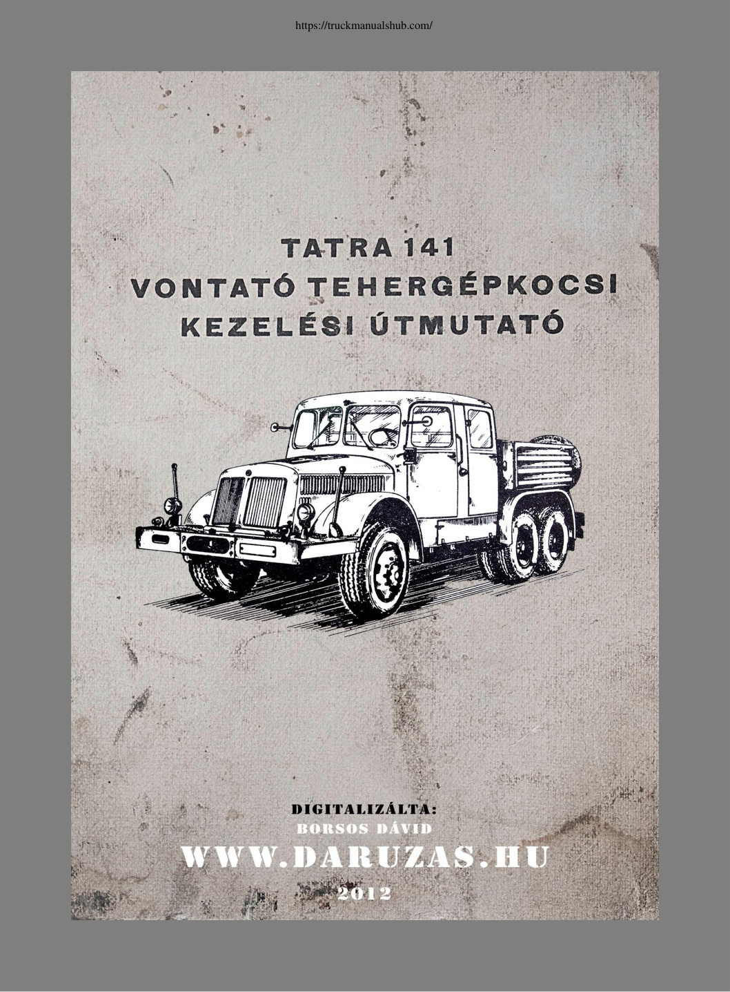 Première page de TATRA A1. ™