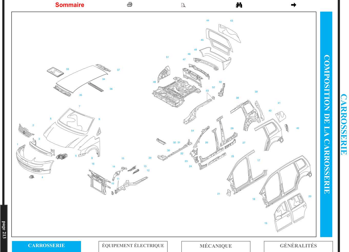 Première page de COMPOSITION DE LA CARROSSERIE