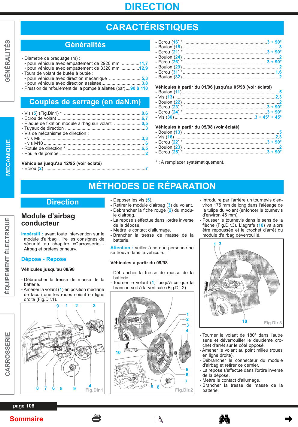 Première page de Ecrou (21) *..................................................................3 + 90°