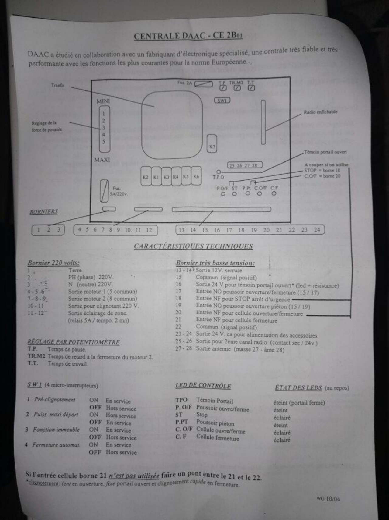 Première page de TRALE DAAC - CE 2Bo1