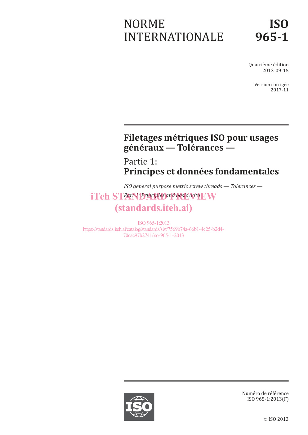 Première page de ISO-965-1-2013.pdf