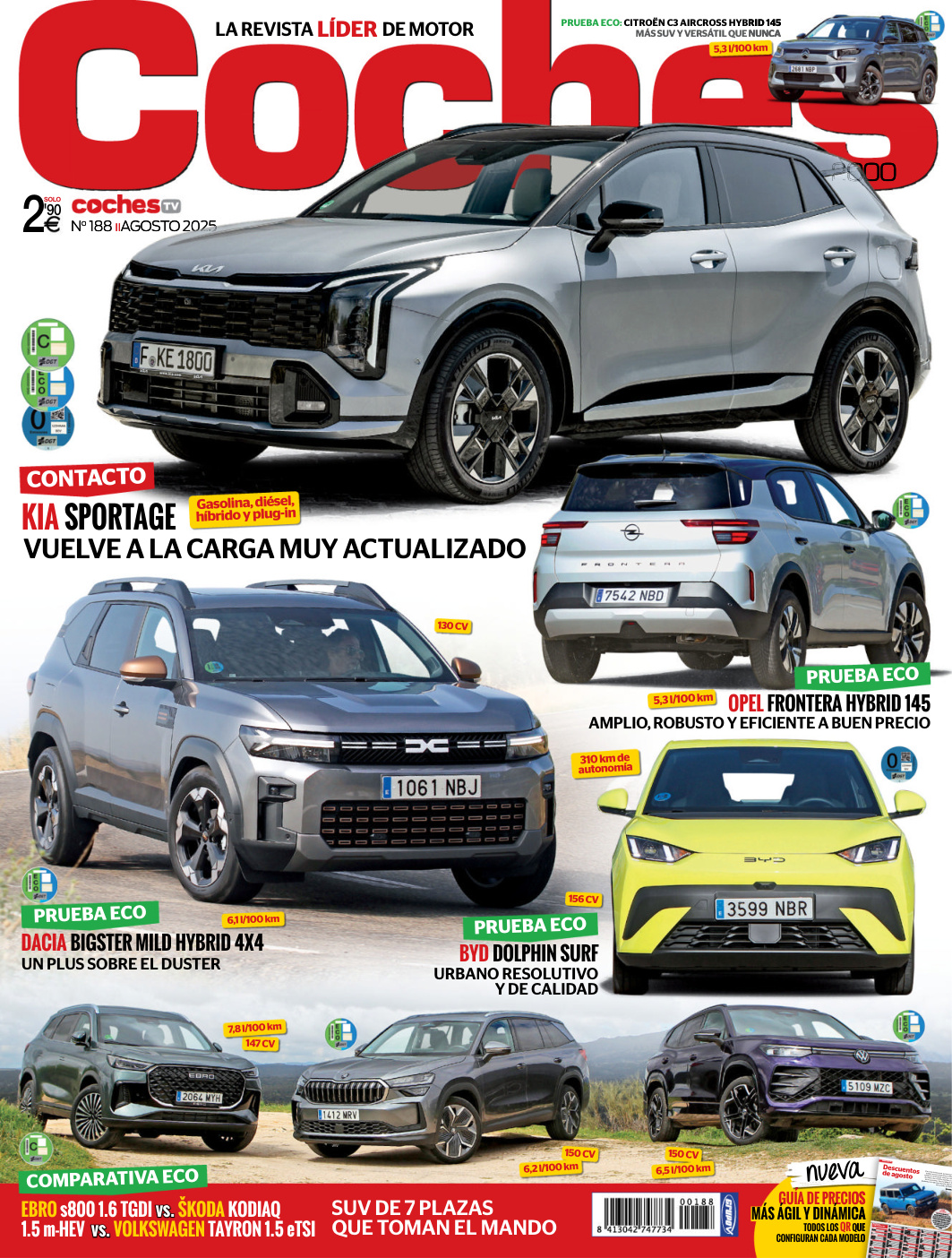 Première page de Coches 2000 - Agosto 2025