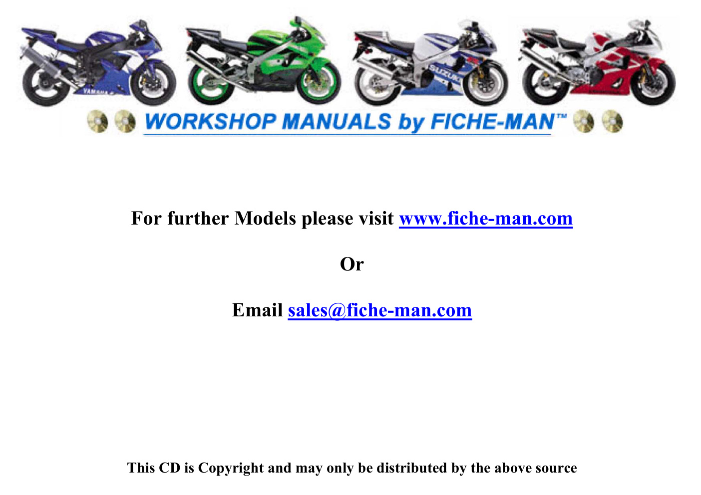 Première page de Service and Repair Manual