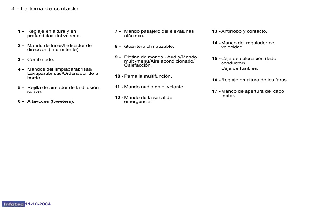 Première page de Manual Peugeot 407 - Enero 2.005