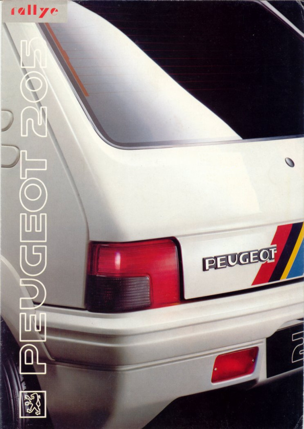 Première page de Peugeot 205 Rallye Phase 2 (1991)