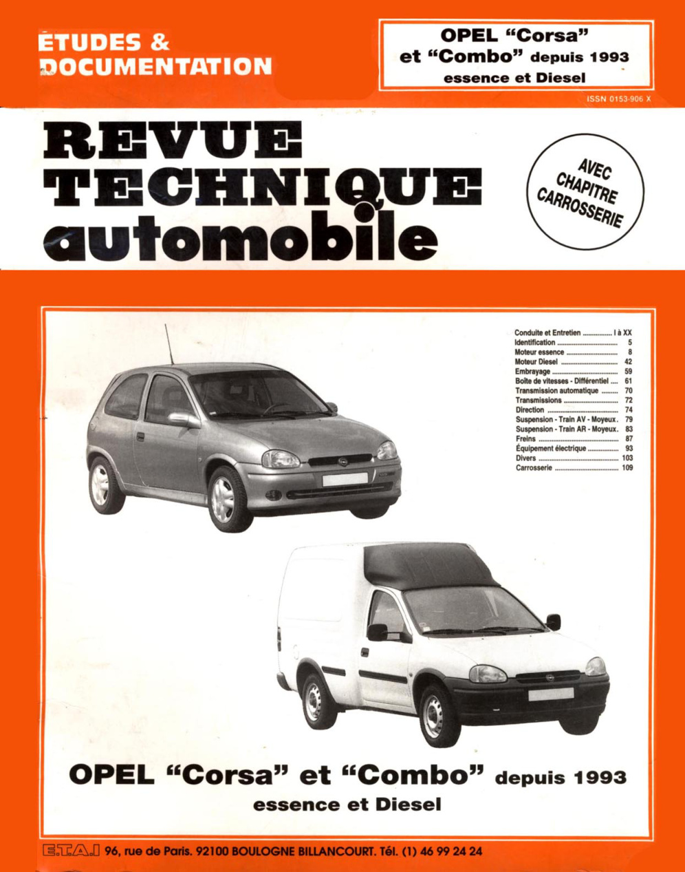 Première page de OPEL “Corsa”