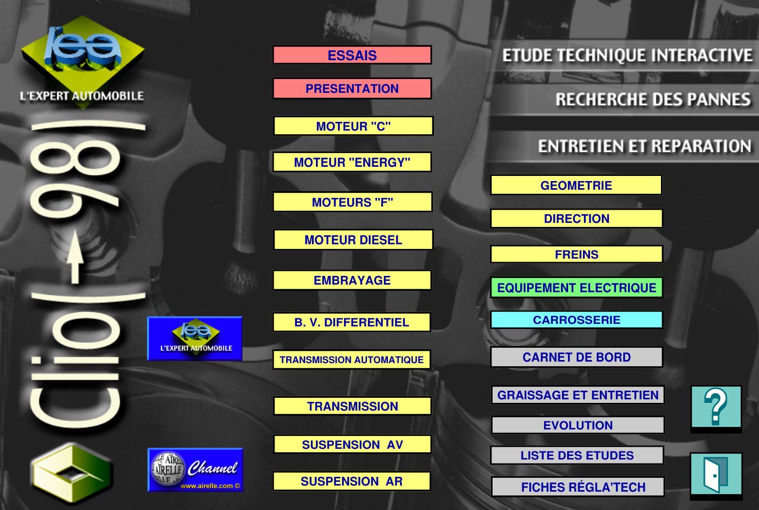 Première page de MOTEUR "ENERGY"