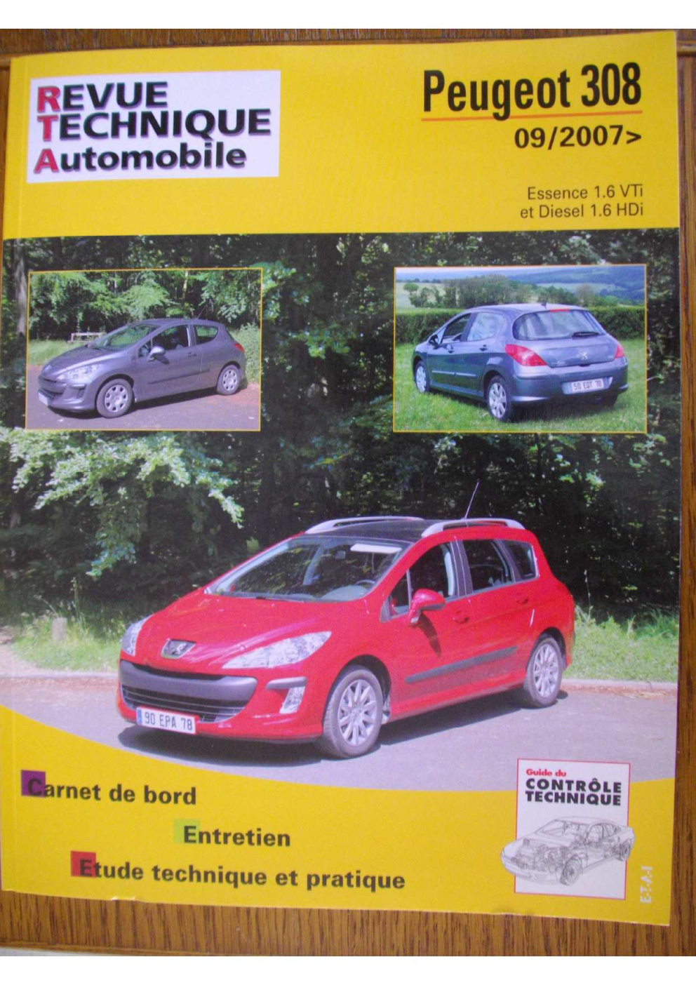 Première page de Peugeot 308 ess & dies (rta)
