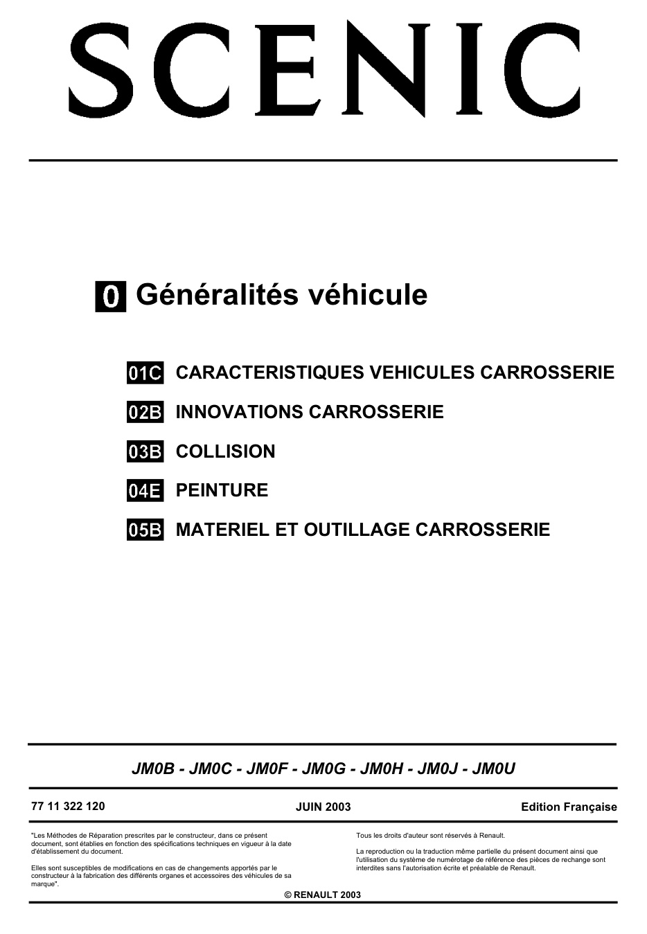 Première page de MR-371-SCENIC-0