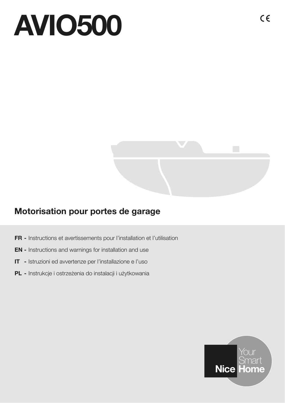 Première page de FR - Instructions et avertissements pour l’installation et l’utilisation