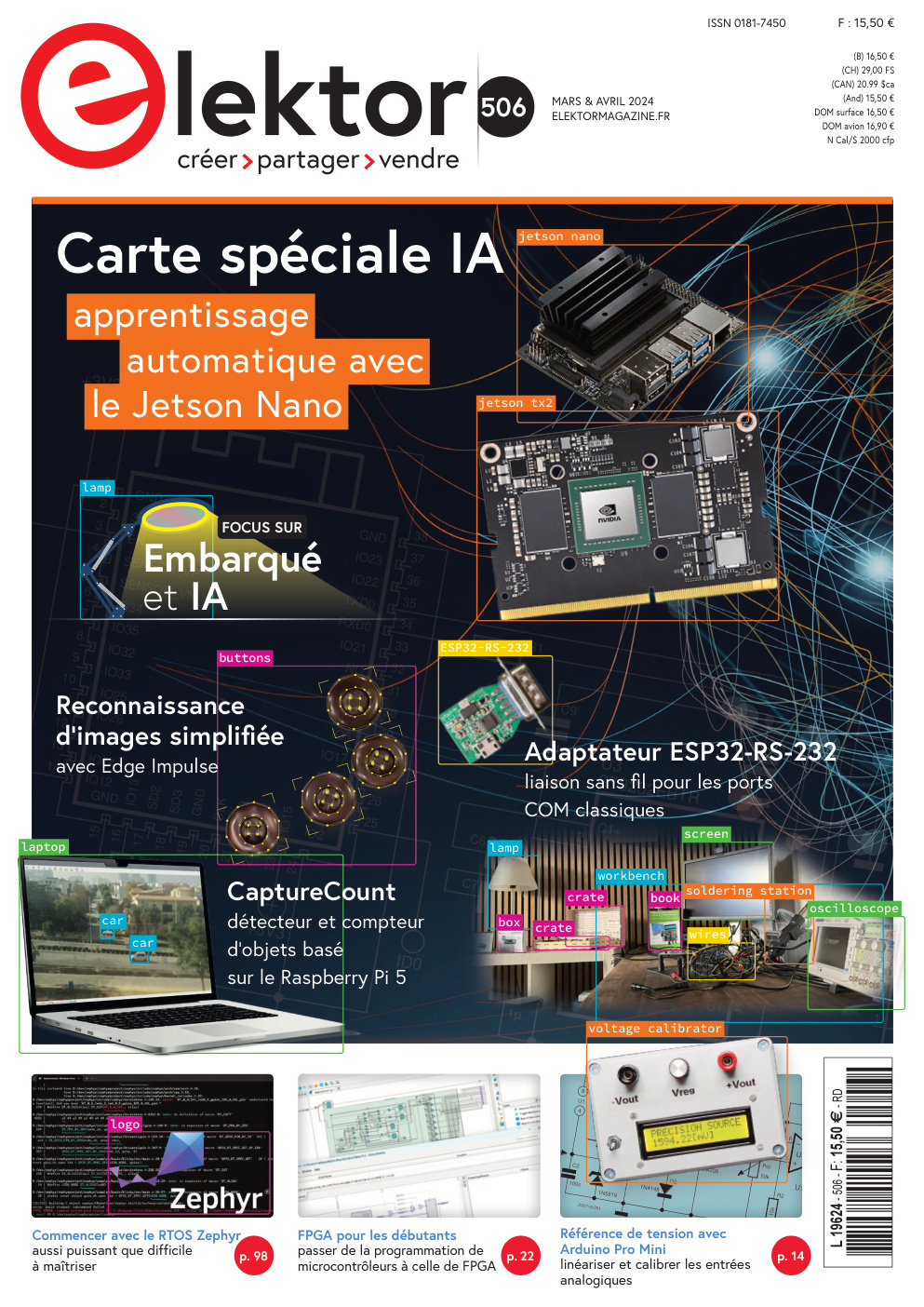 Première page de Elektor No. 506 - Mars/Avril 2024