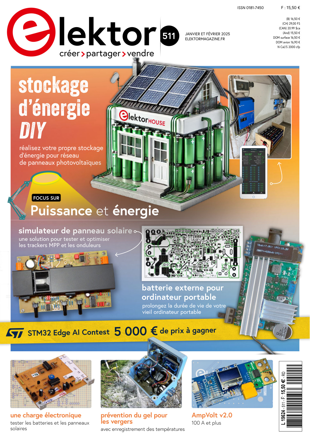 Première page de ISSN 0181-7450 F: 15,50 €