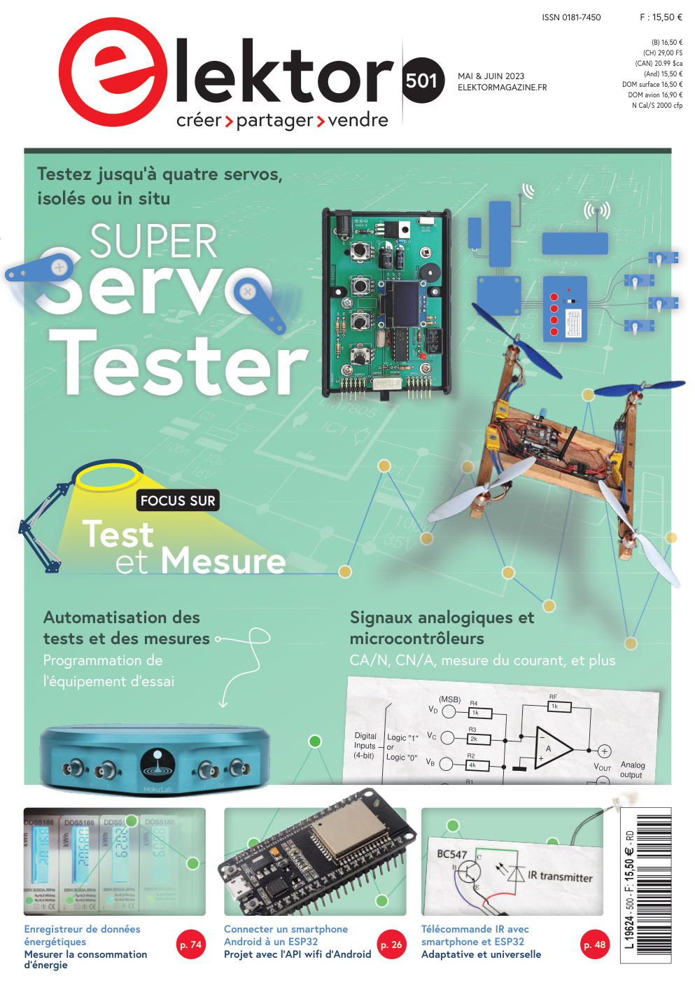 Première page de ISSN 0181-7450 F: 15,50 €